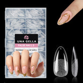 UNA GELLA – Bouts d’ongles amande moyen pour une adhérence durable.