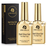 UNA GELLA Colle Gel 9 en 1, bouteille 10 ml pour une utilisation polyvalente.