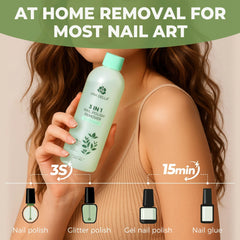 Huile de camélia intégrée, UNA GELLA nourrit les ongles après usage.