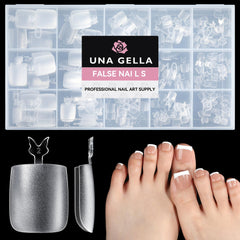 UNA GELLA extensions pour orteils carré long, faciles à poser et durables.