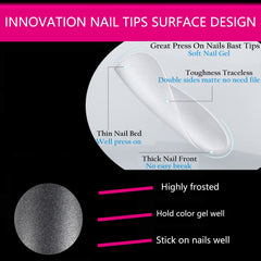 UNA GELLA ongles faux gel sans trace: pose rapide et propre