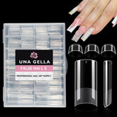 UNA GELLA tip carre demi-couverture clair, facile à poser et durable.