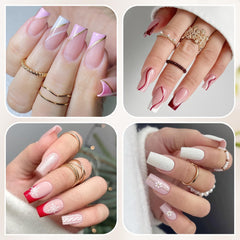 Confort et ajustement: tip preforme s'adapte a la plupart des ongles.