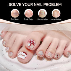 UNA GELLA offre des ongles avec bord arrière fin pour un ajustement sans couture.