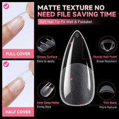 Intérieur mat UNA GELLA, ajuste naturellement les ongles