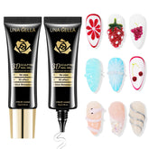 UNA GELLA tube-gel-sculptant facilite l application et le modelage 3D sur ongles