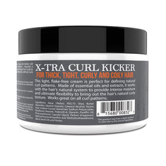 Uncle Jimmy X-TRA Curl-Kicker defined-curls highlights long-lasting bounce and hydration