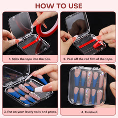 Affichage d’ongles transparent Udefineit, contrôle rapide des designs