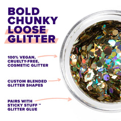 Unicorn Snot Glitter Macro brillance holographique Solar pour style audacieux