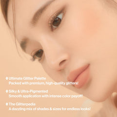 UNLEASHIA Glitterpedia N°2 – Glitter brun fin pour accent rapide sans surcharge.