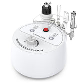 UNOISETION microdermabrasion au diamant, démonstration visage montrant une exfoliation douce pour peau lisse.