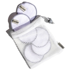 Untoxicated disques nettoyage bambou double couche, démaquillent en douceur tout en respectant la peau sensible.