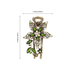Broche cristal 3A vert par Uonlytech, brillance discrète et chic.