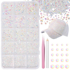 Uotey pierres en résine transparentes – ensemble 16000 pièces pour décorations brillantes