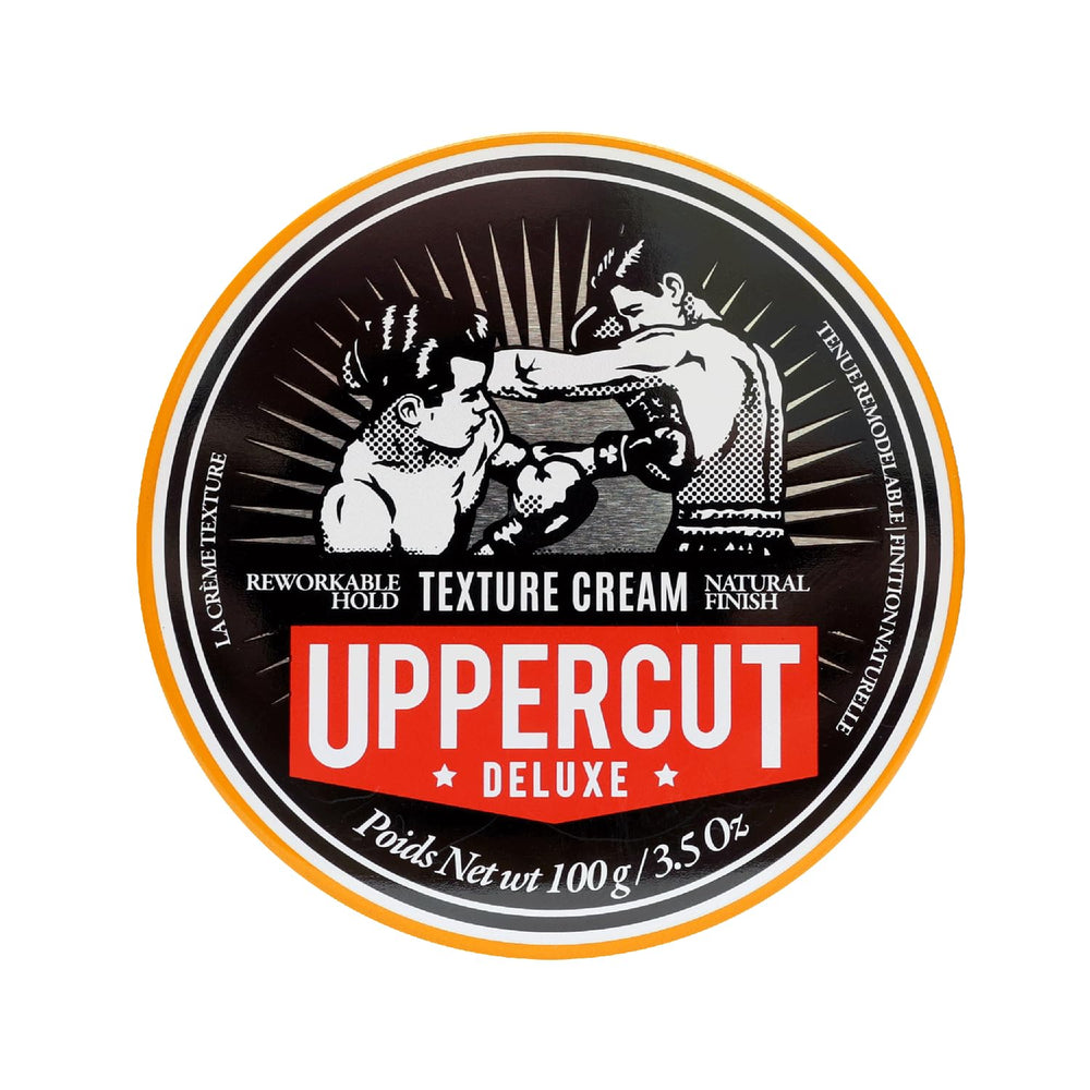 Uppercut Deluxe Texture Cream propose une définition rapide des cheveux avec texture naturelle.