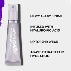 Base lumineuse Urban Decay prête pour le maquillage et améliore l’adhérence du fond de teint.