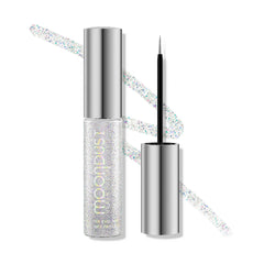 URBAN DECAY Moondust Eyeliner liquide Pyro, paillettes argent iridescentes; éclat durable.