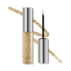 Moondust Moeller d'Urban Decay : flacon et pinceau fin pour tracé précis.