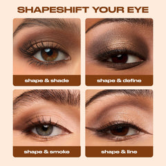 URBAN DECAY Naked Shaped Palette – matte brun chaud pour contour et définition des yeux.