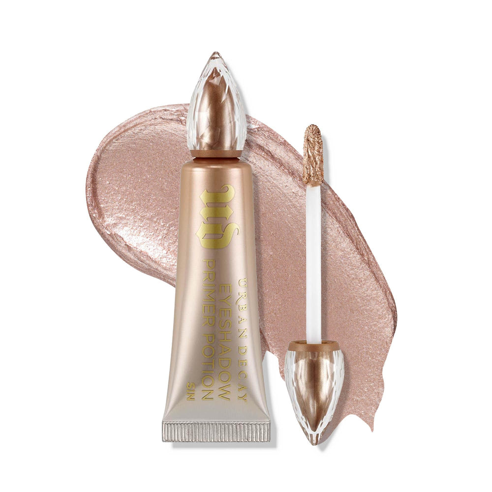 Urban Decay Primer Ombre Shimmer Sin, bouteille, base nacrée pour une tenue longue durée