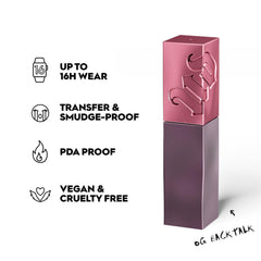Urban Decay Vice Lip Bond: teinte en une couche, application rapide et uniforme.