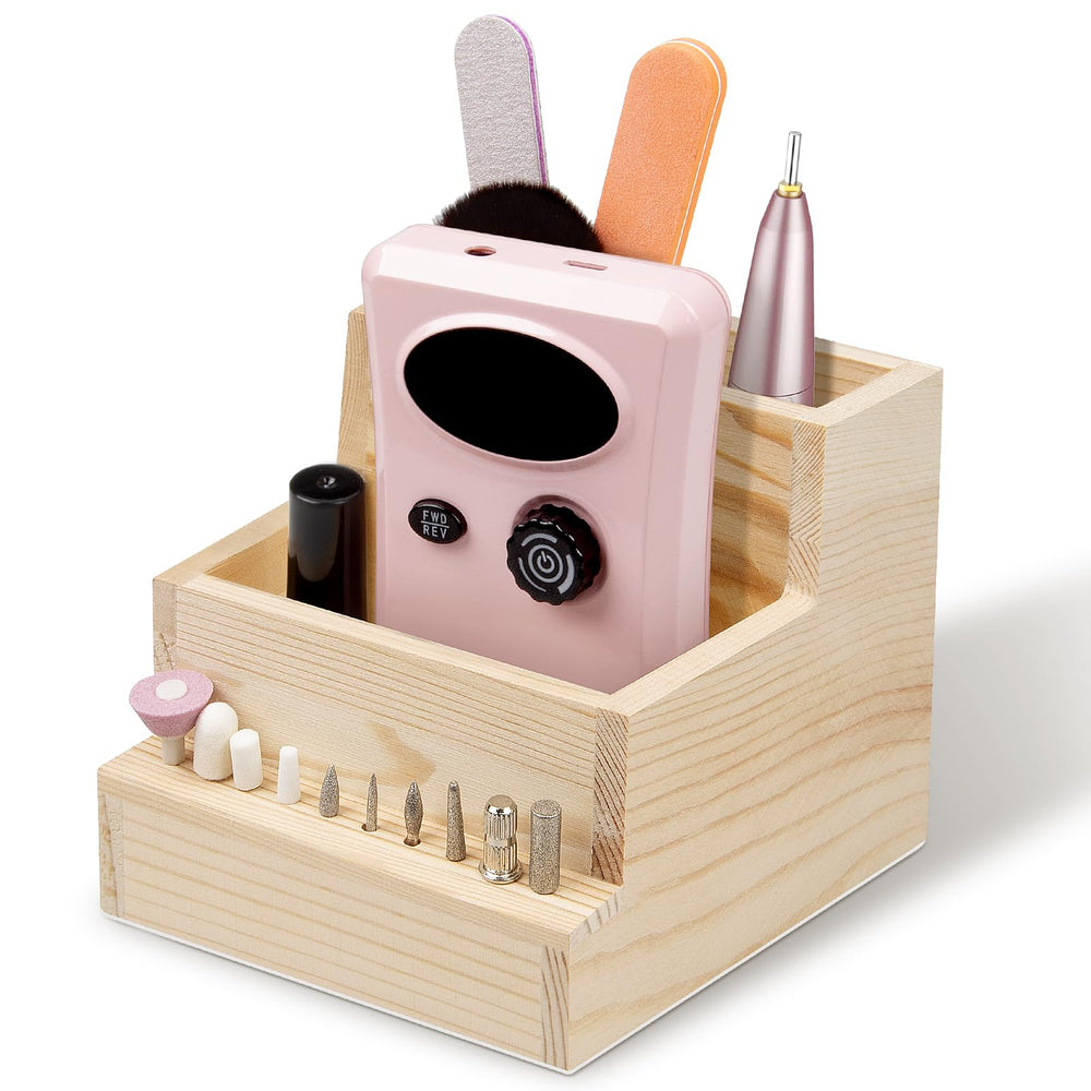 Urbuti porte-bits pour ongles, rangement à 10 trous, pratique et élégant.
