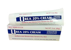 Crème Urea 20% pour main, application douce et absorption rapide.