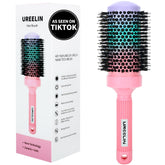 UREELIN brosse ronde avec céramique et ions pour cheveux lisses et brillants.