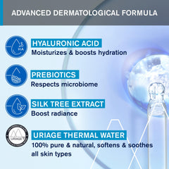Extrait d'acide hyaluronique présent dans l'essence Uriage pour hydratation