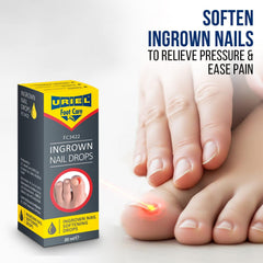 URIEL UPGRADED – Kit soin des ongles incarnés avec outils pour traitement à domicile.