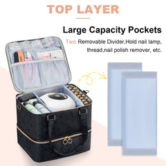 Uross Organisateur Vernis Sac – rangement de 84 bouteilles en alignement