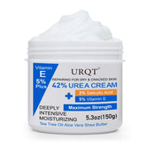 URQT Crème Urea 42% pour les pieds, hydratation et réparation des zones sèches.