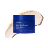 Ursa Major Alpine Rich Cream, bocal visible, hydratation riche pour la peau sèche.