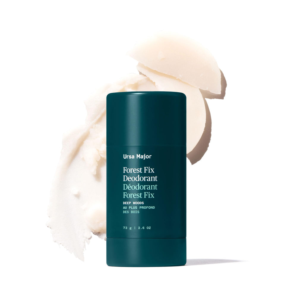Ursa Major Forest Fix deodorant stick for all-day odor control and fresh confidence.