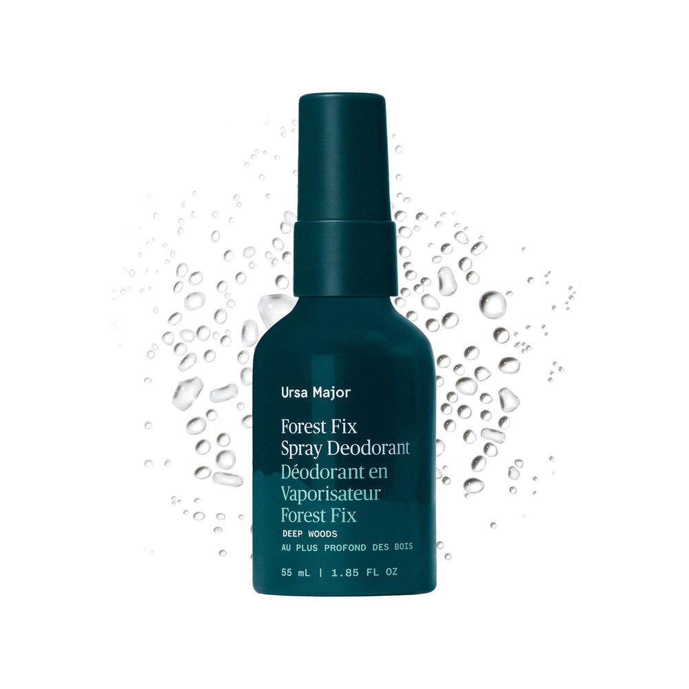 Ursa Major Forest Fix Spray Déodorant, bouteille pratique pour une fraîcheur durable.