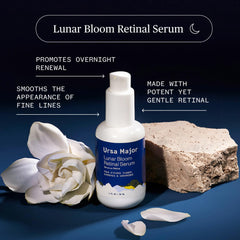 Ursa Major Lunar Bloom Serum - pipette précise pour une application ciblée et nette.