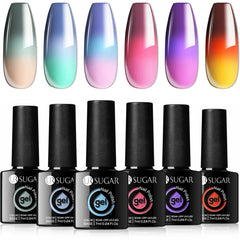 UR SUGAR vernis gel changement couleur thermique sur ongles, effet évolutif