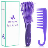 URTHEONE brosse démêlante avec poignée souple, démêlage facile.