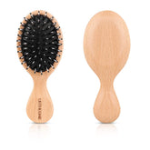 URTHEONE brosse mini poils sanglier petit format voyage et démêlage en douceur