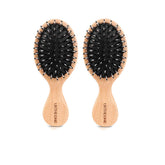 URTHEONE brosse mini à poils de sanglier pour voyage, démêlage en douceur.