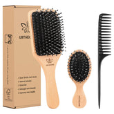 URTHEONE brosse en sanglier et bois, pour lisser et répartir l'huile naturelle