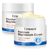 Uruses crème magnésium bouteille, hydratation en profondeur pour la peau.