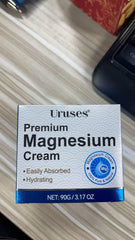 Uruses Crème Magnésium - application cou et jambes nourrissante