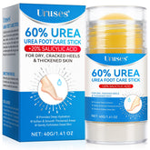 Uruses Crème-urea60-salicylique sur les pieds exfolie et hydrate.