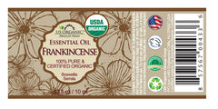 US Organic huile essentielle d’encens prête pour diffuseur, ambiance boisée.