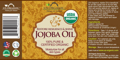 US Organic Huile de Jojoba goutte a goutte facilite l application