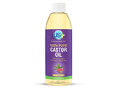 US+ huile de ricin – bouteille pure pour nourrir peau et cheveux au quotidien.