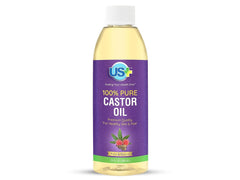US+ huile de ricin – bouteille pure pour nourrir peau et cheveux au quotidien.