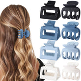 Pinces USDNICE petites bleues, fini mate, maintien sûr pour cheveux fins.