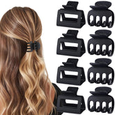 USDNICE pinces-cheveux noir mat ensemble, tenue élégante pour tous les looks.